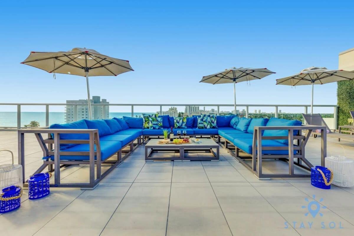 Tropical Oasis - Rooftop Pool- Near Beach - Gym Hollywood Extérieur photo