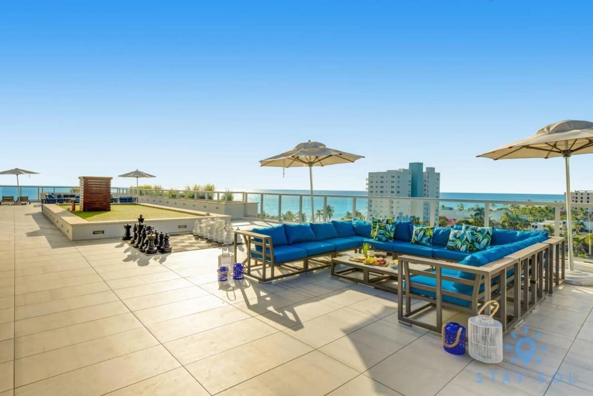 Tropical Oasis - Rooftop Pool- Near Beach - Gym Hollywood Extérieur photo