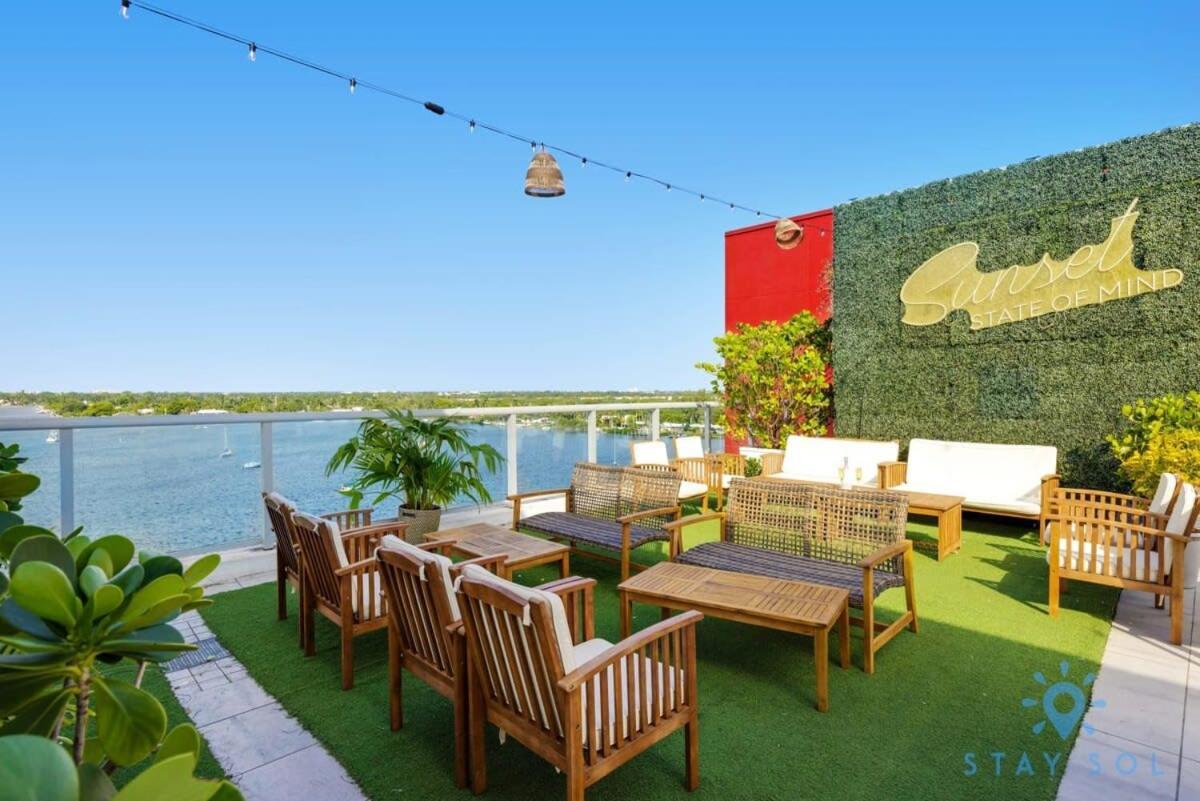 Tropical Oasis - Rooftop Pool- Near Beach - Gym Hollywood Extérieur photo