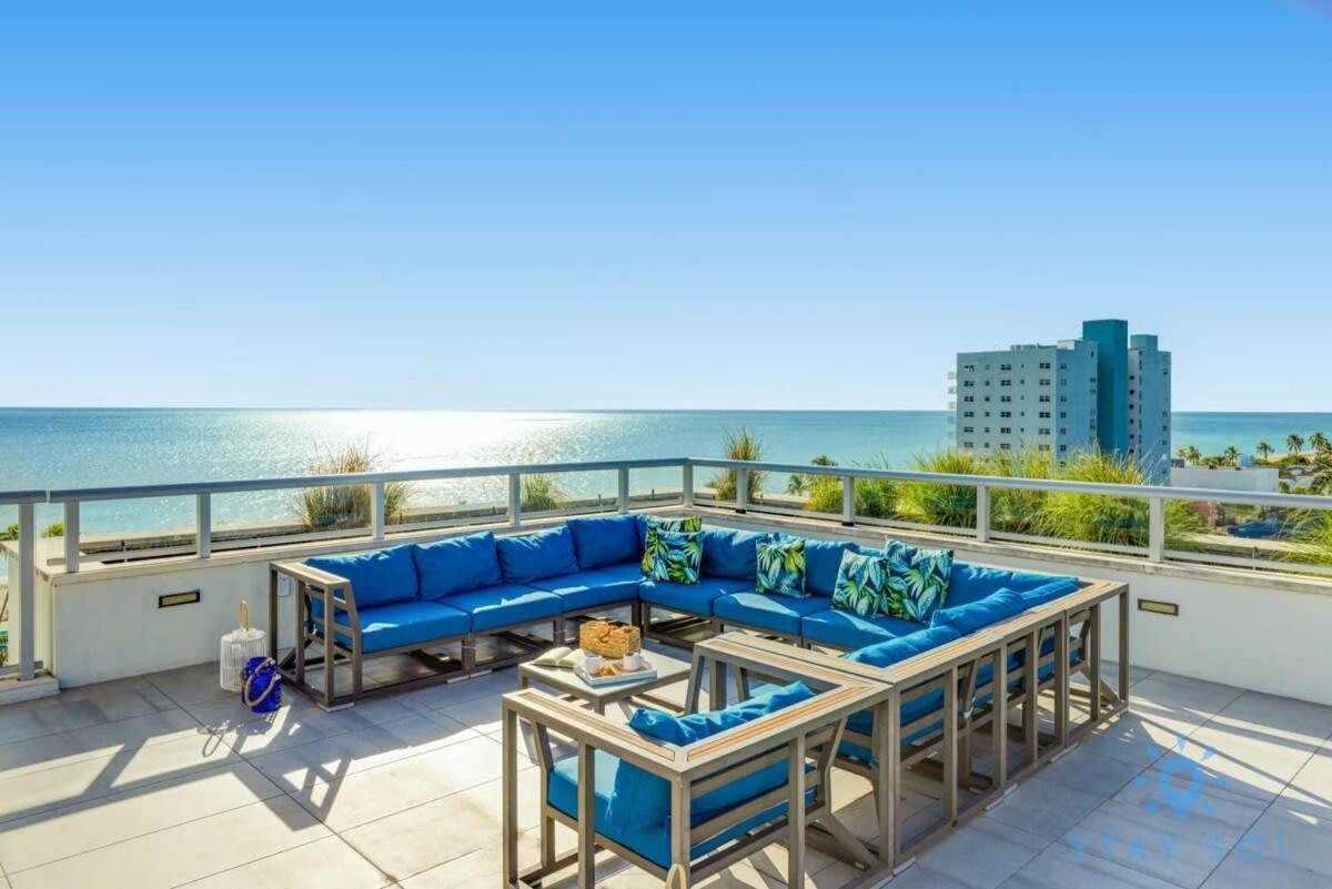 Tropical Oasis - Rooftop Pool- Near Beach - Gym Hollywood Extérieur photo