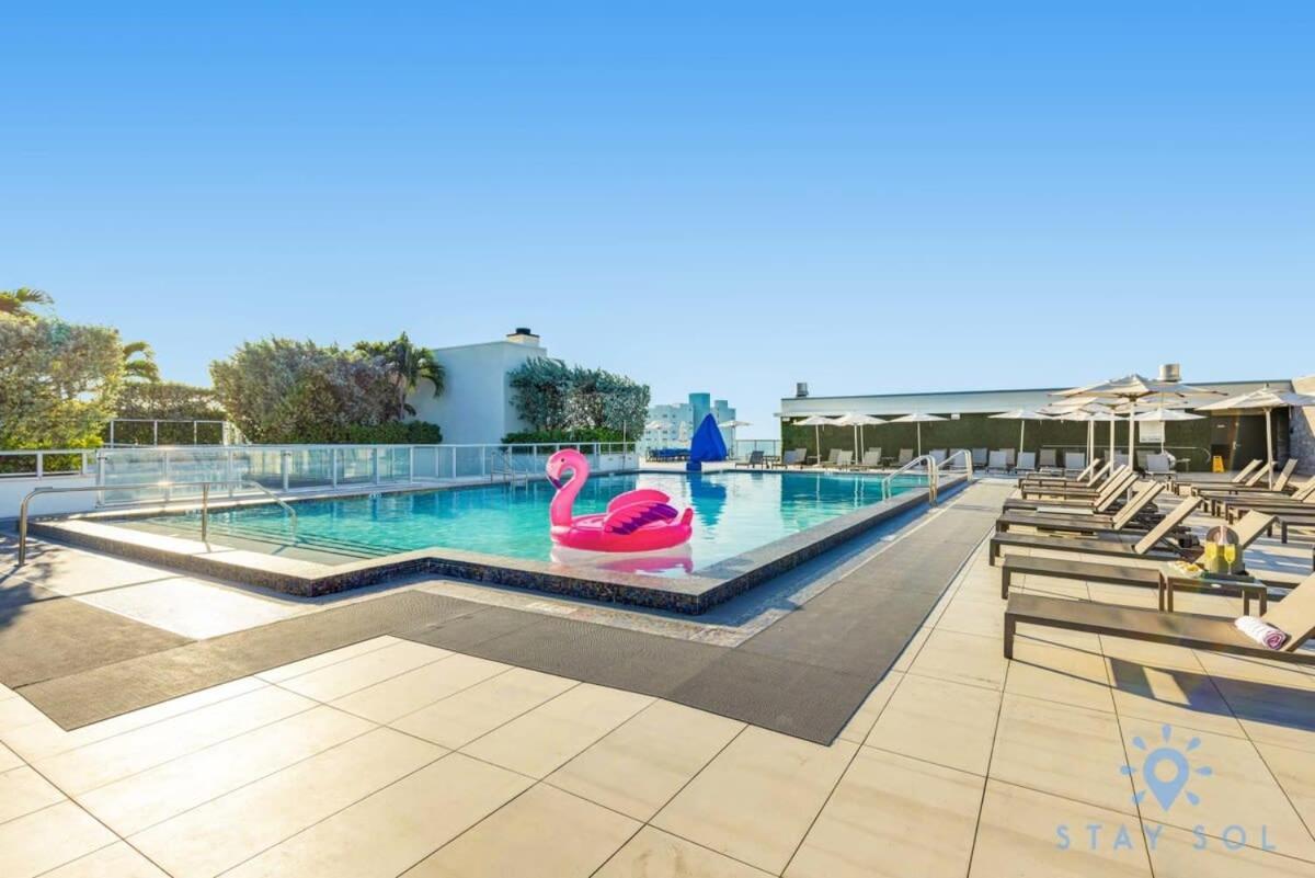 Tropical Oasis - Rooftop Pool- Near Beach - Gym Hollywood Extérieur photo