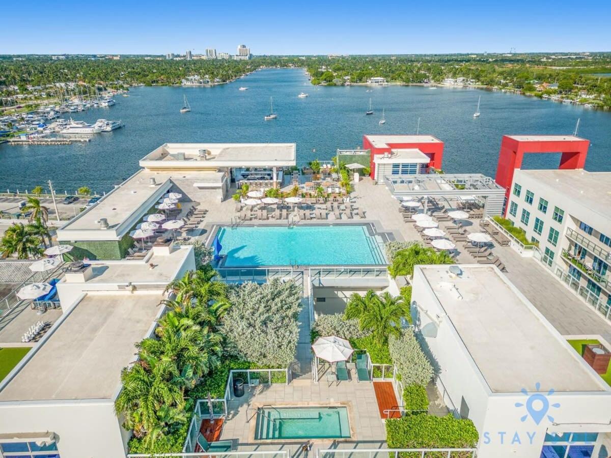 Tropical Oasis - Rooftop Pool- Near Beach - Gym Hollywood Extérieur photo