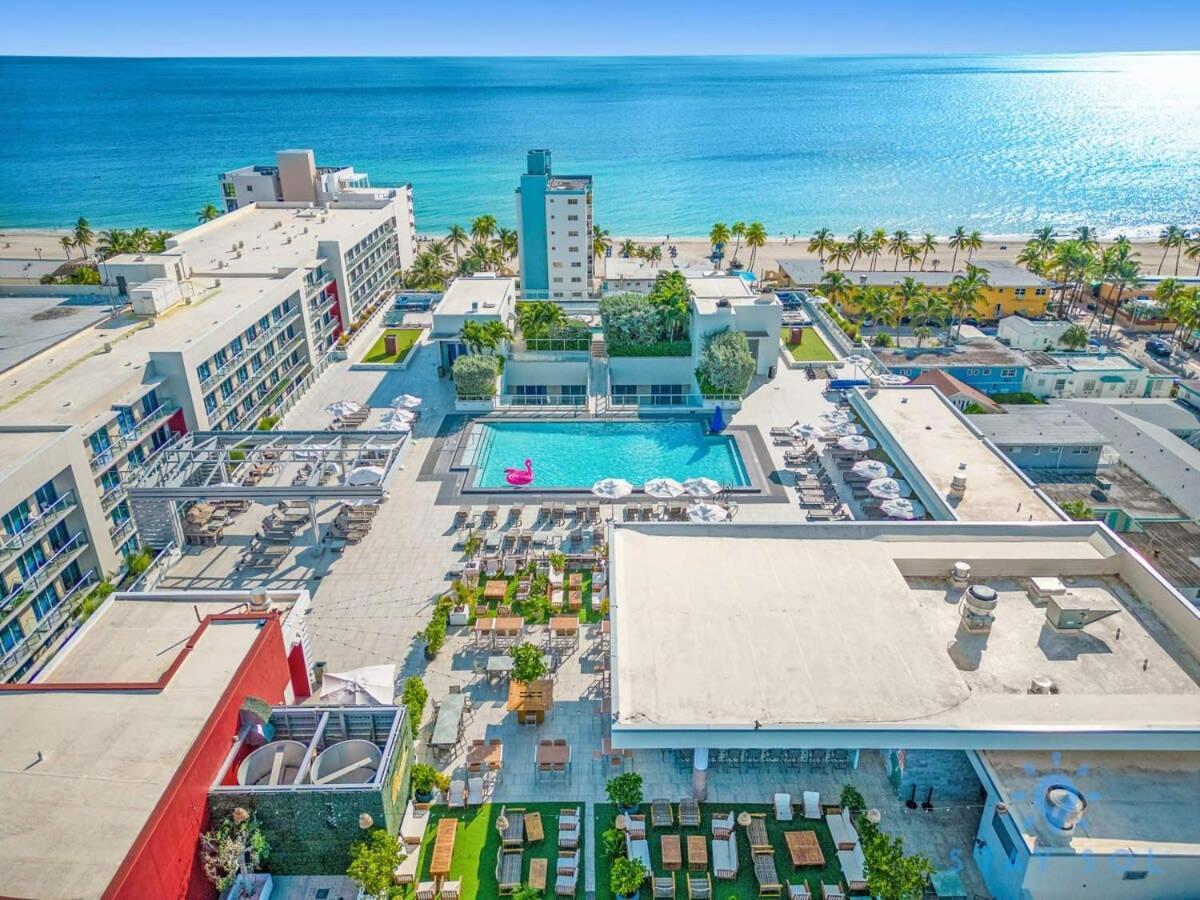 Tropical Oasis - Rooftop Pool- Near Beach - Gym Hollywood Extérieur photo